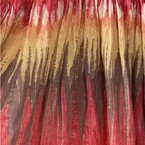 Free people dress Indian summer sunset 🌅 shimmer gold orange yellow red - Picture 4 of 10